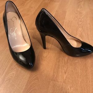 Jessica Simpson black high heels